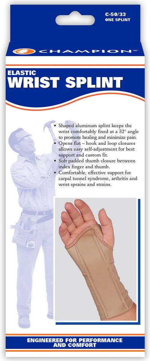 Champion Elastic Wrist Splint Beige