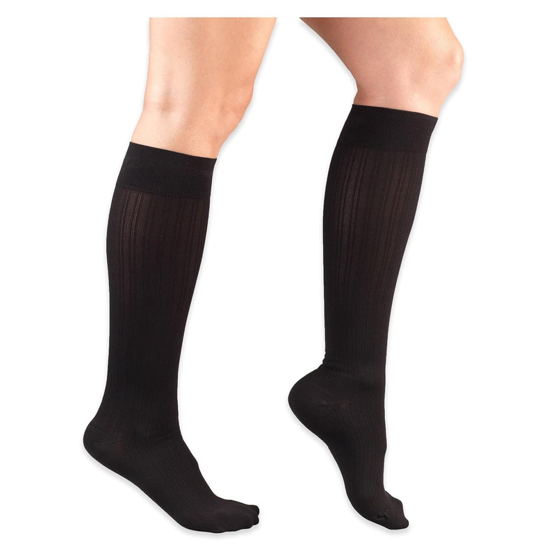 LADIES' Knee Socks 20-30 Rib Pattern