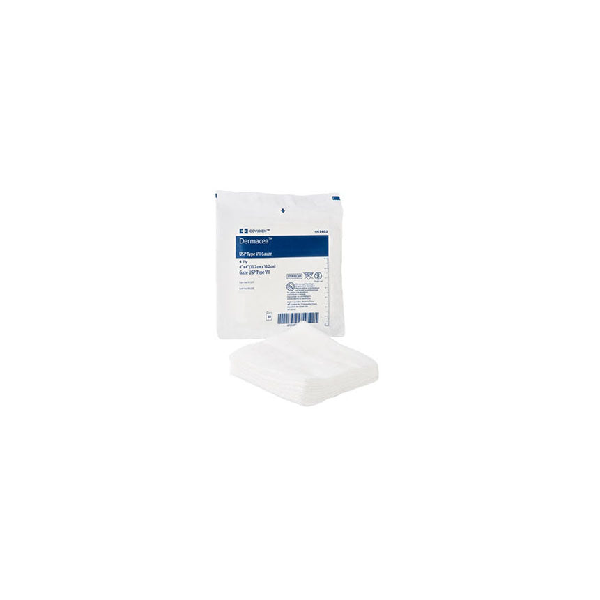 Dermacea Standard Non-Woven All-Purpose Gauze Sponge,, Non-Sterile, 4 Ply