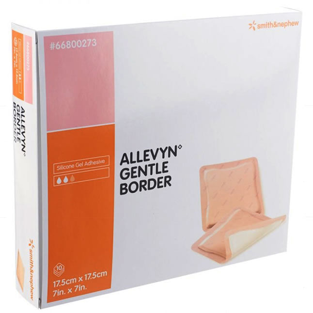 ALLEVYN™ Gentle Border Hydrocellular Foam Dressing, Silicone Gel Adhesive
