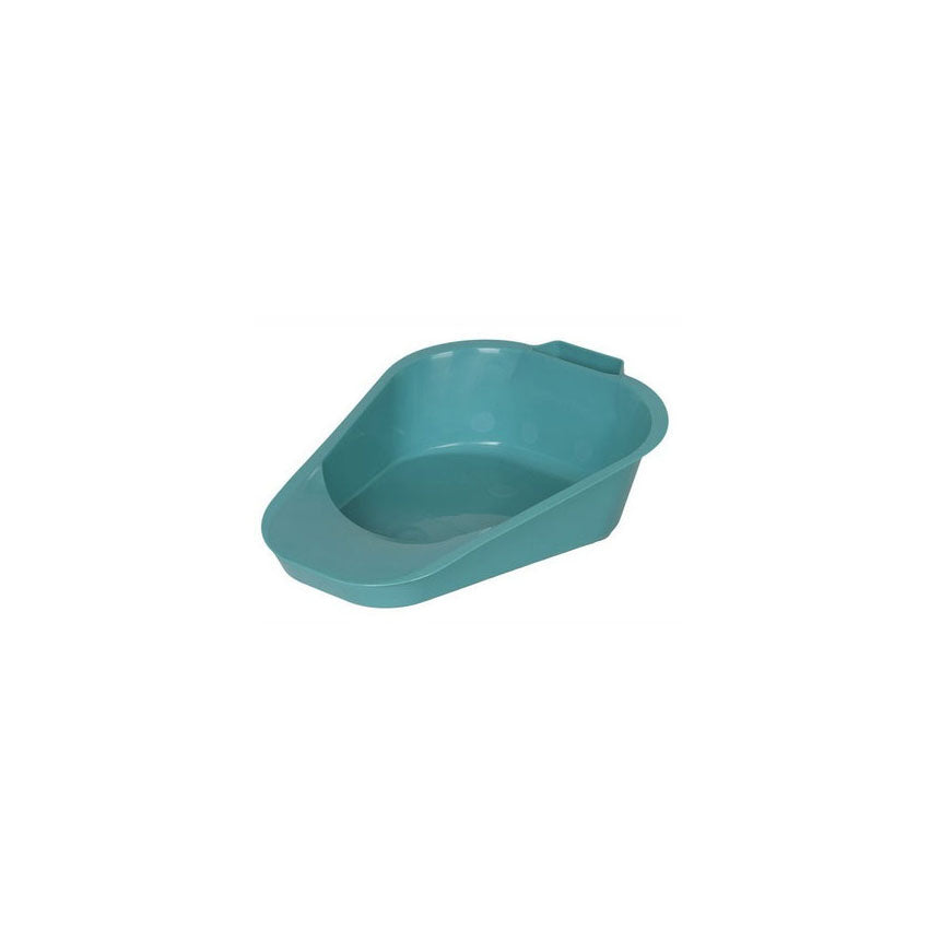 Patient Bedpan, 34 oz, Turquoise