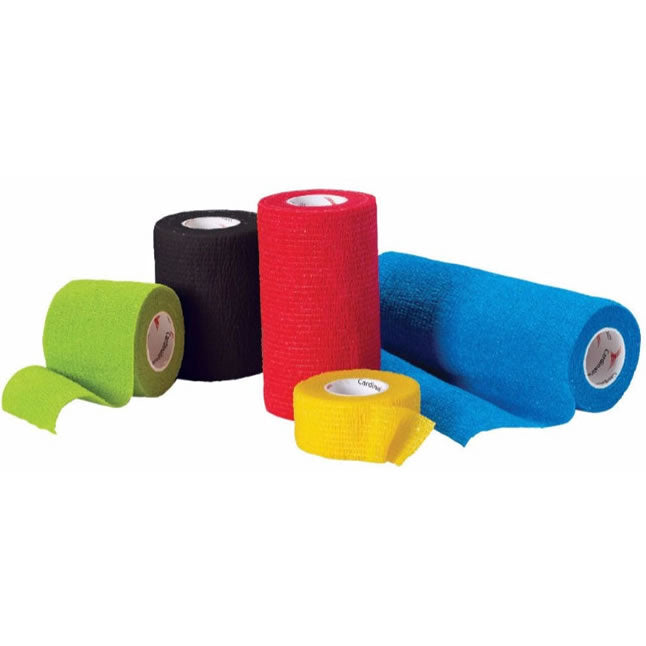 Cardinal Health Self-Adherent Cohesive Bandage, Assorted Colour Pack, Latex-Free