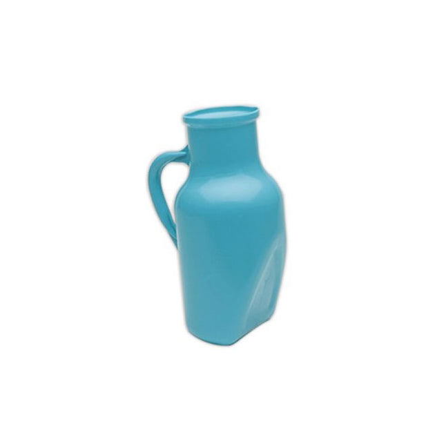 Urinoir pour homme, 1,25 l, bleu, sans couvercle