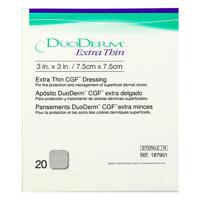 Pansement hydrocolloïde DuoDERM®, extra fin, carré