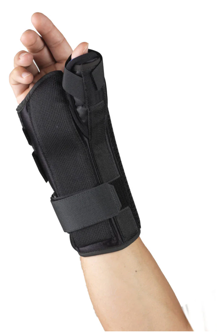 8" WRIST/THUMB Splint (LEFT) Black XS
