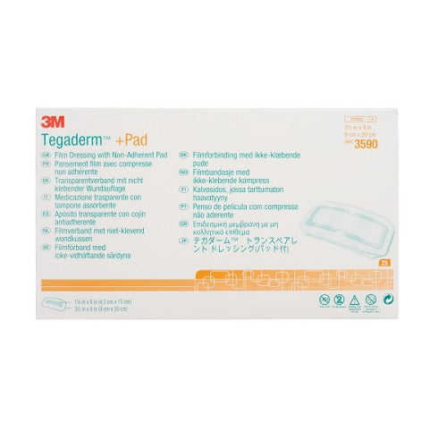 Pansement film 3M™ Tegaderm™ + avec compresse non adhérente