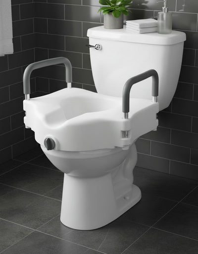 Locking Raised Toilet Seat