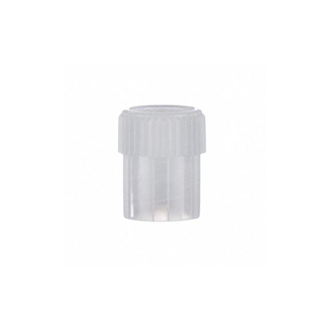 Bouchon de rechange pour tube, raccord Luer mâle, blanc