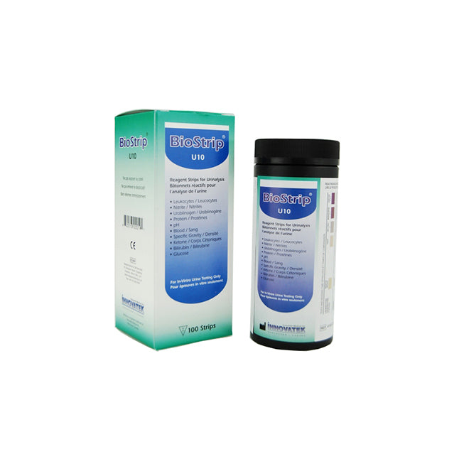 BioStrip U10 Urinalysis Reagent Strip