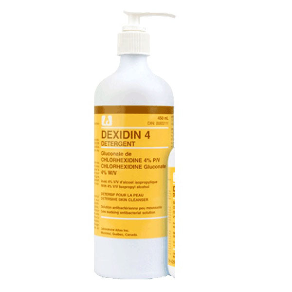 Gel détergent Dexidin 4, flacon pompe de 450 ml
