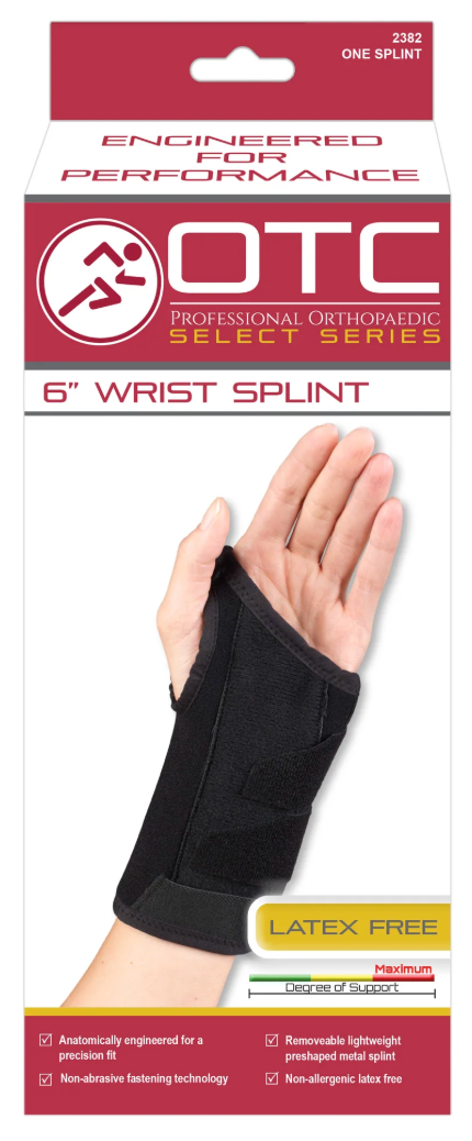 OTC 6" Wrist Brace Black