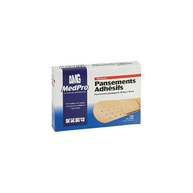 Pansement adhésif stérilisé MedPro®, plastique