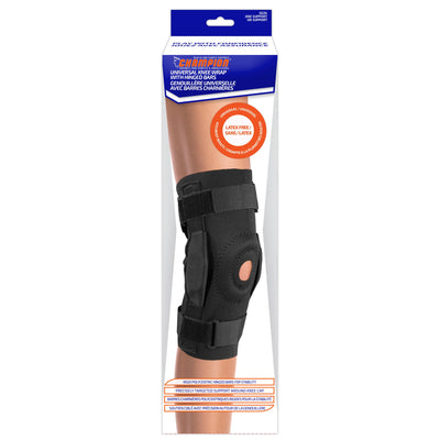 Champion Neoprene Knee Wrap/Hinges Stays Black Universal