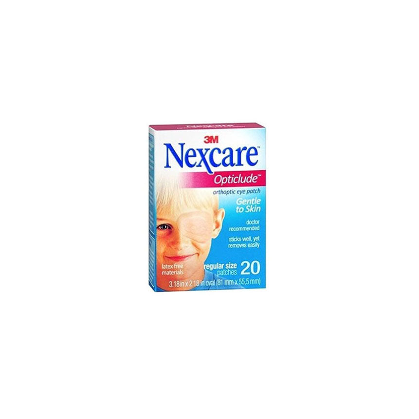 Cache-œil orthoptique Opticlude™, forme ovale, couleur beige