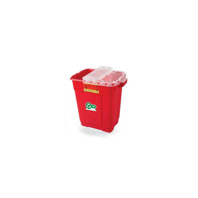 Collecteur d'aiguilles Sharps, base rouge