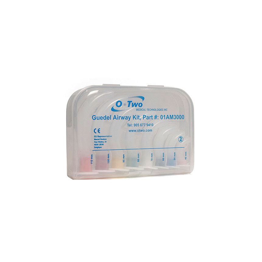 Trousse de voies respiratoires oro-pharyngées Guedel, assorties