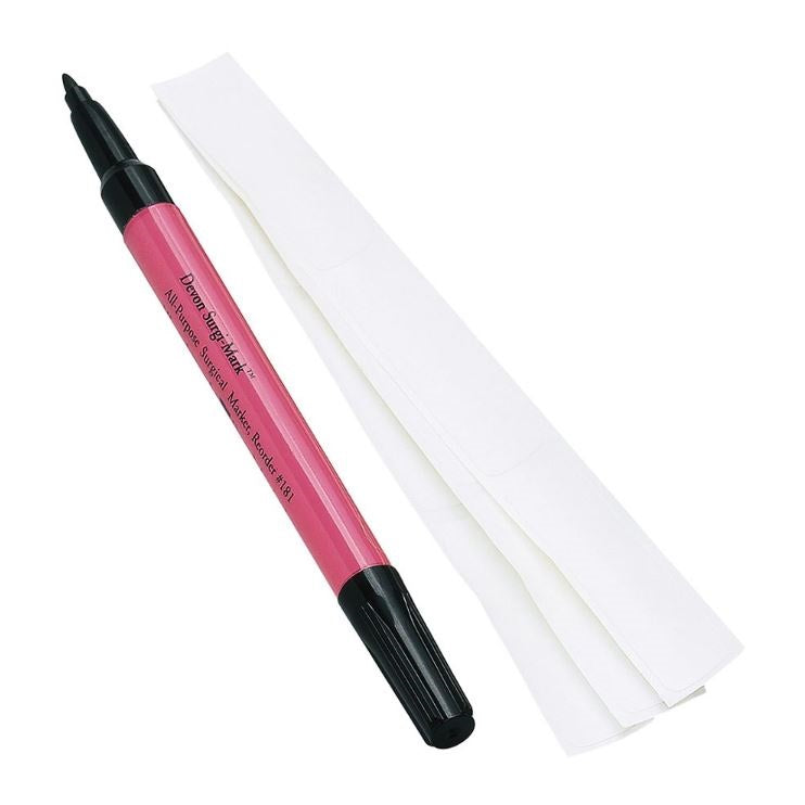 Cardinal Health™ Devon™ Utility Marker with labels, Fine tip