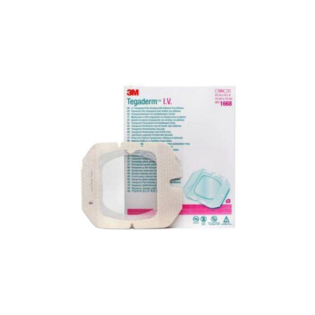Tegaderm IV Transparent Dressing with Border, W12cm x L12cm, Sterile
