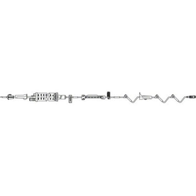 Infusomat® Space IV Pump Set, With Anti-Siphon Valve