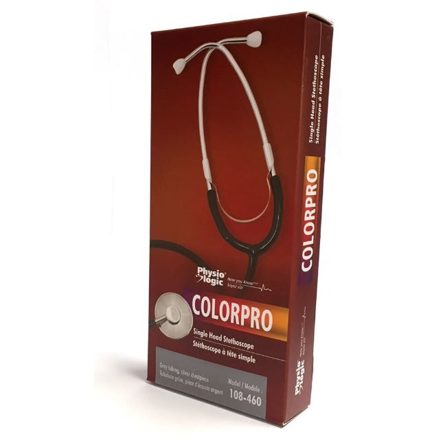 Color Pro Single Head Stethoscope, Silver Chestpiece