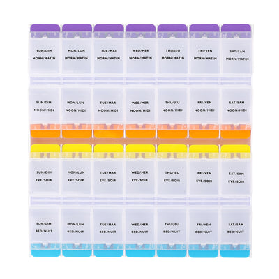 Bios Living - Easy Open , 4 x Daily Pill Planner (57082)
