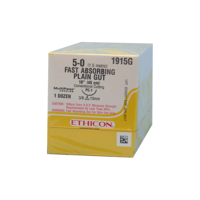 Suture résorbable, intestin simple