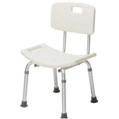 Chaise de douche avec dossier