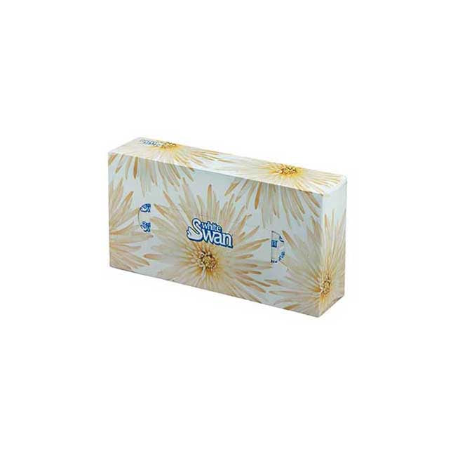 Swan® Facial Tissue, Classic, White