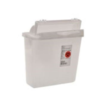 Monoject SharpStar Sharps Containers with Counter-balanced Door Lid