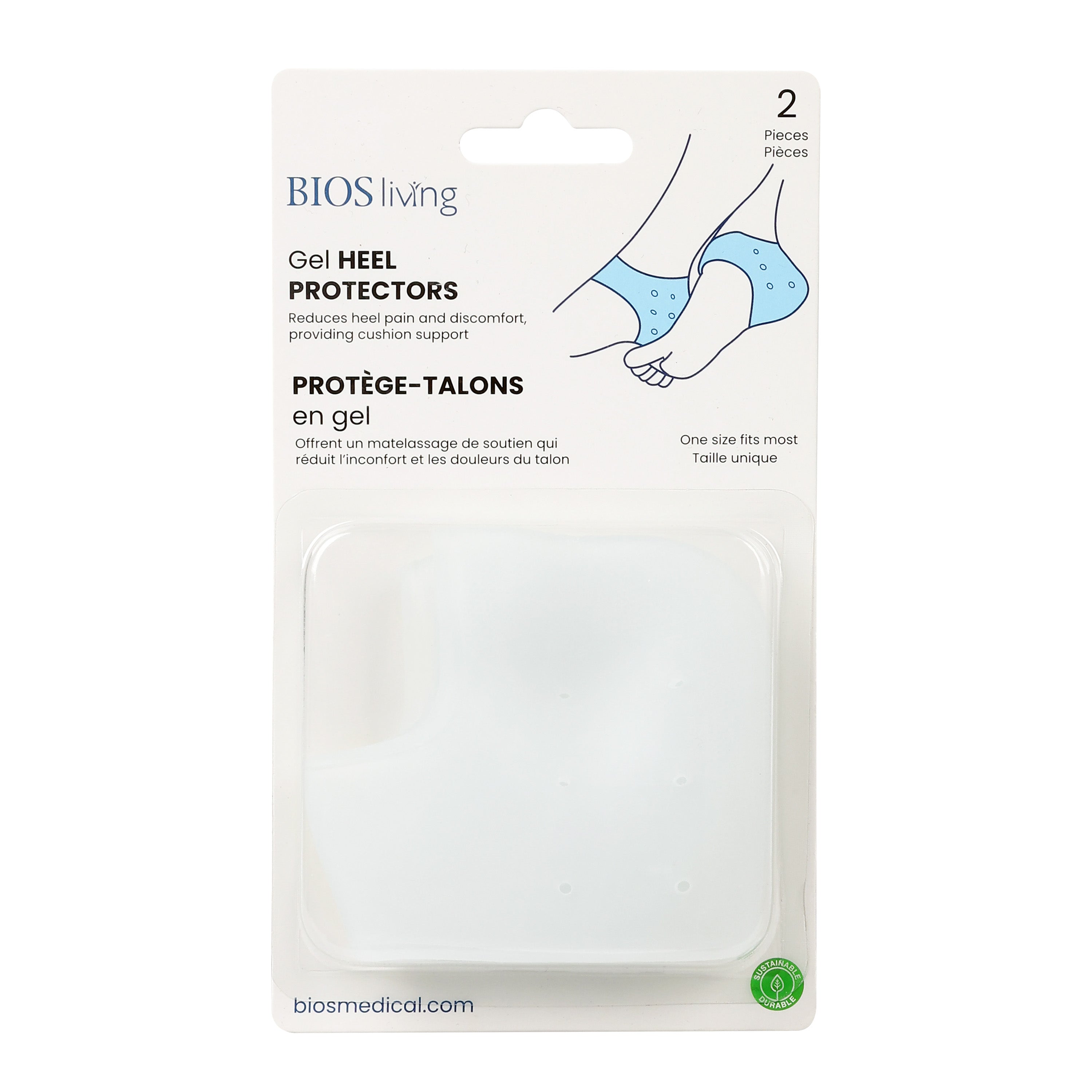 BIOS Living - Gel Heel Protectors (FT117)