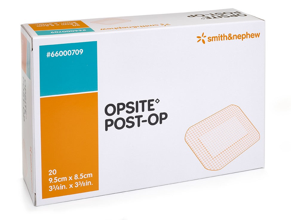 Pansement transparent imperméable post-opératoire OPSITE™, avec compresse absorbante