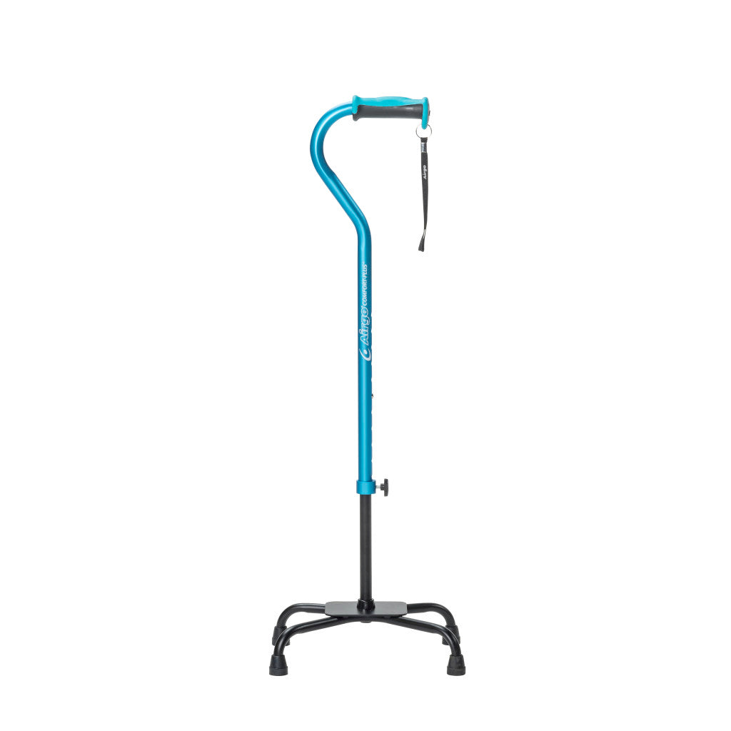 Canne quadruple ajustable Airgo Comfort-Plus, grande base