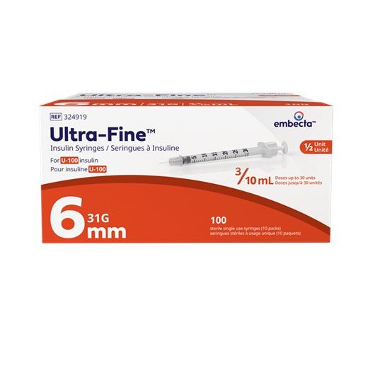 Insulin Syringe, 0.3mL
