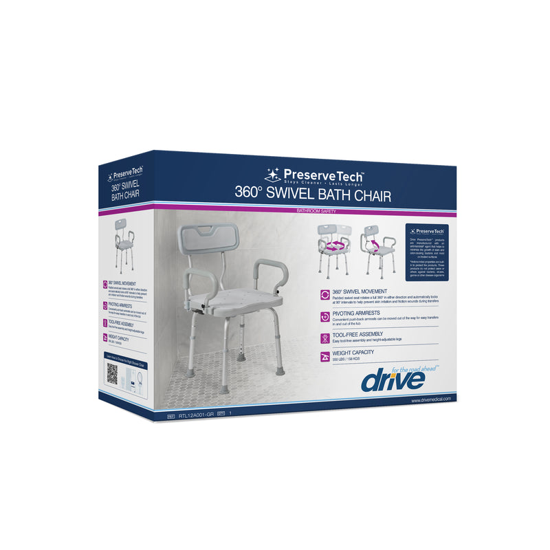 Preservetech360 deg Swivel Bath Chair