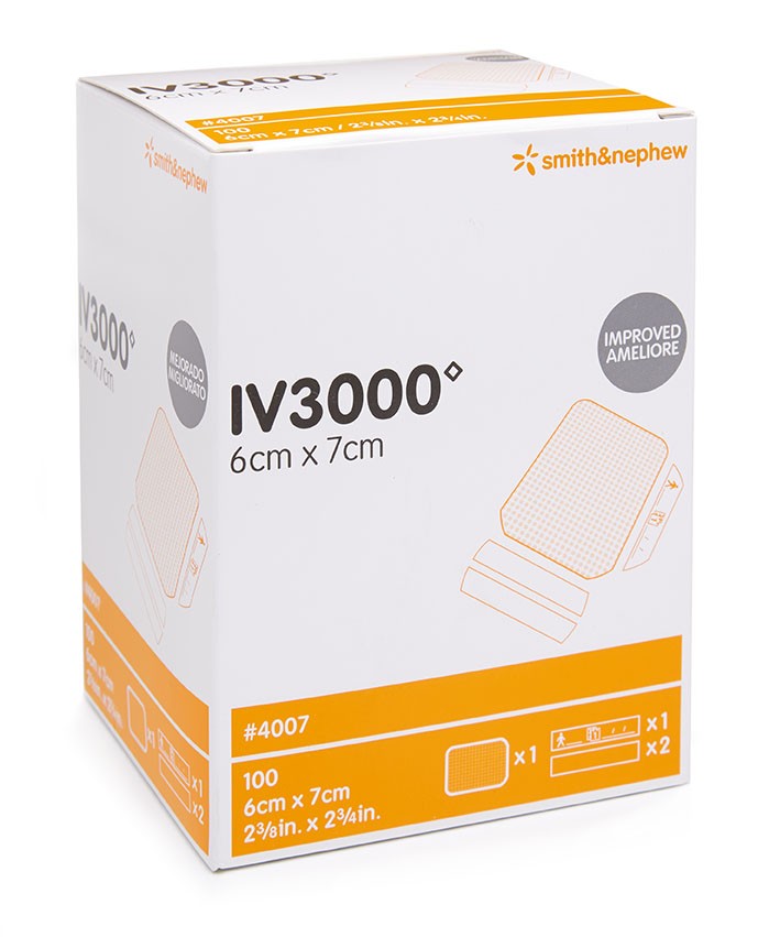 IV3000 1 Hand Catheter Dressing, Moisture Responsive