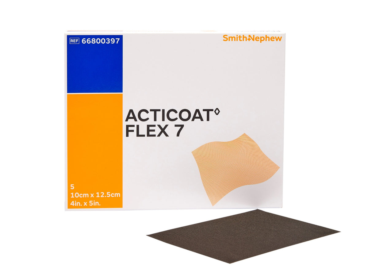 Pansement barrière antimicrobien ACTICOAT™ Flex 7, revêtement argenté