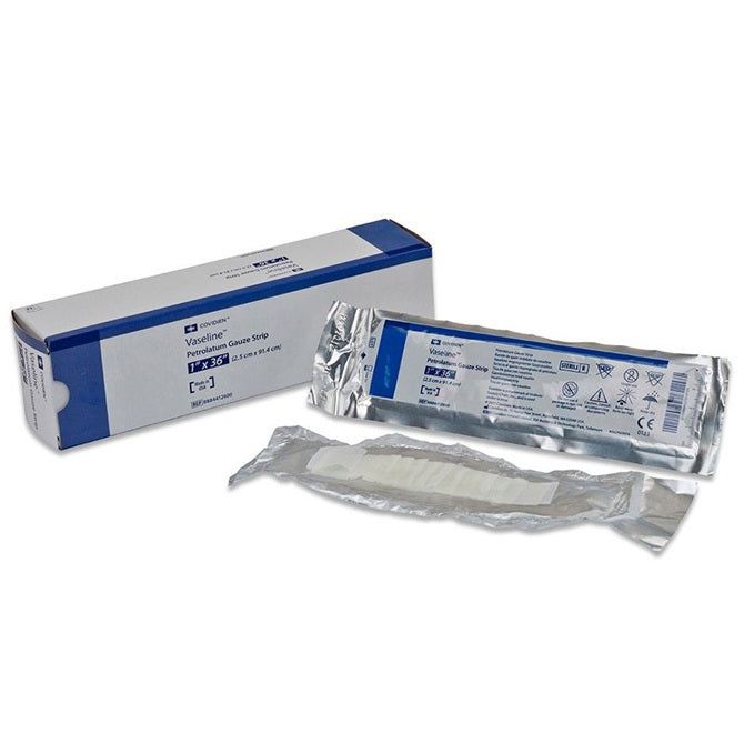 Vaseline Non-Adherent Petrolatum Gauze Dressing, Strip in Peelable Foil Pack