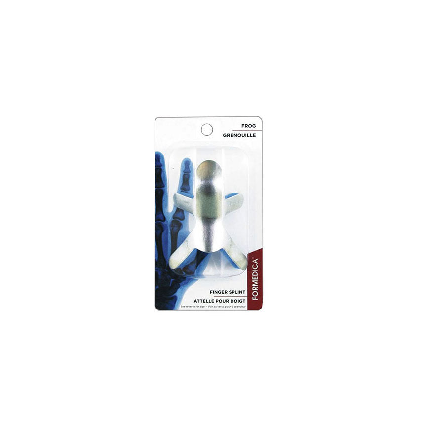 Attelle pour doigt, grenouille, aluminium