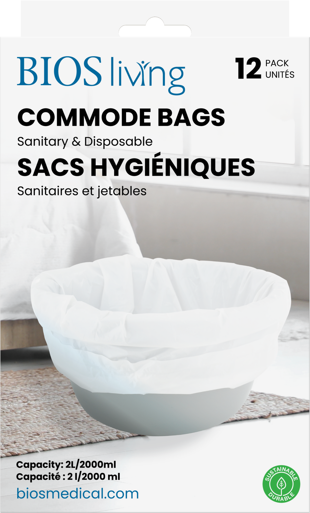 BIOS Living - Commode Liners (12 pack) (59015)