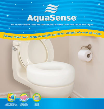 Aquasense Economy Raised Toilet Seat (4")