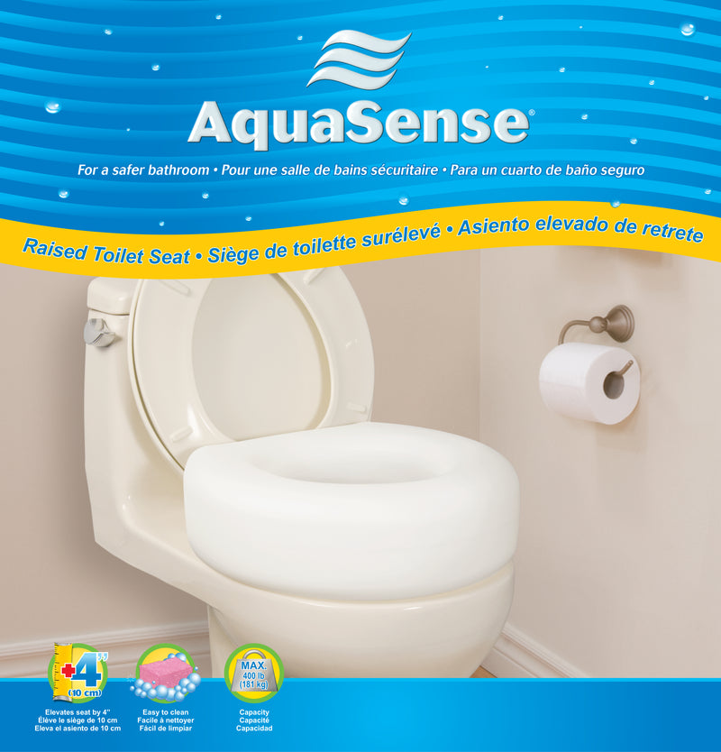 Aquasense Economy Raised Toilet Seat (4")