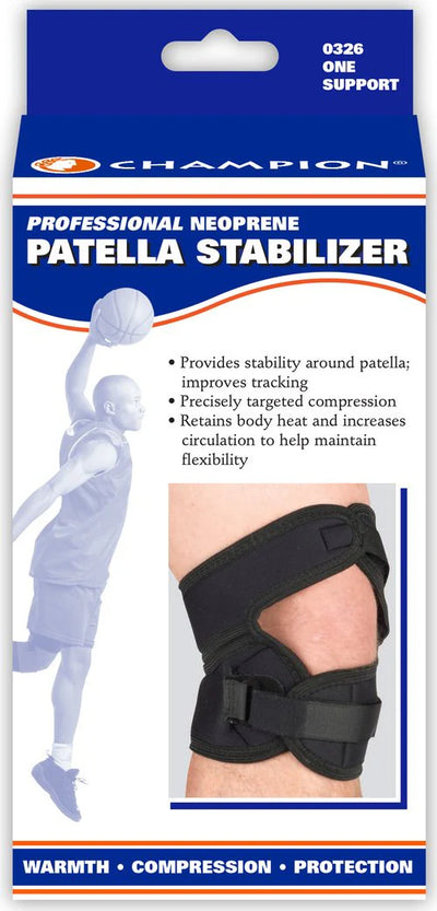 Champion Neoprene Patella Stabilizer Black