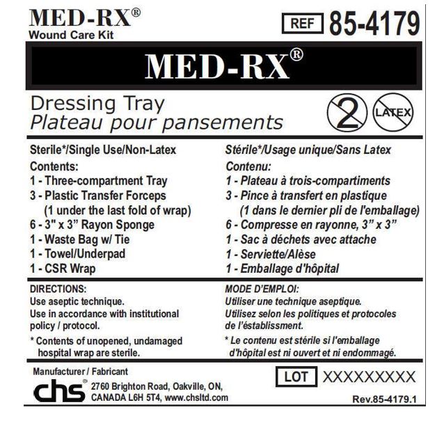 Plateau de pansement Med-Rx® - 85-4179