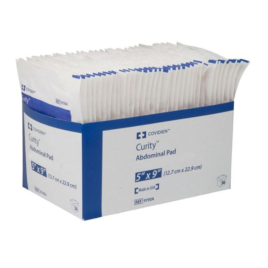 Curity Non-Woven Abdominal Gauze Pad, with Wet Proof Barrie, X-Large, Non-Sterile