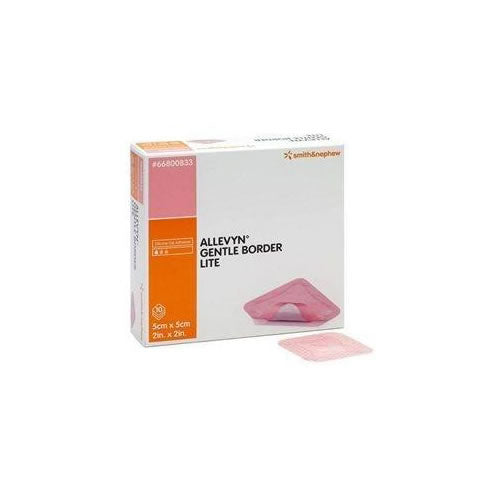 ALLEVYN Gentle Border Lite Hydrocellular Foam Dressing, Silicone Gel Adhesive