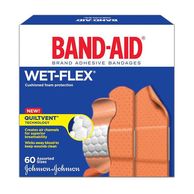 BAND-AID Wet Flex, Assorted Sizes