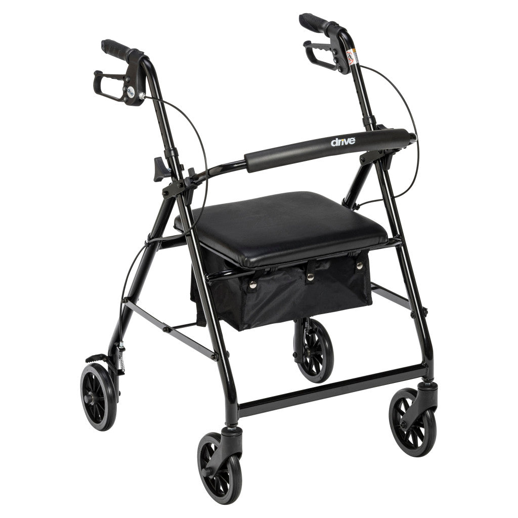 Déambulateur en aluminium, roues de 6 po