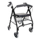 Rollator (Black) Loop Brakes/Basket/Wheels