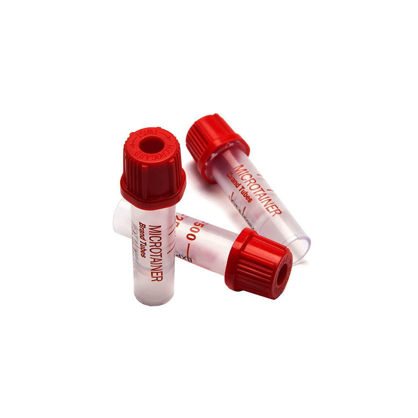 Microtainer Blood Collection Tube, Silicone Coated, 250uL to 500uL
