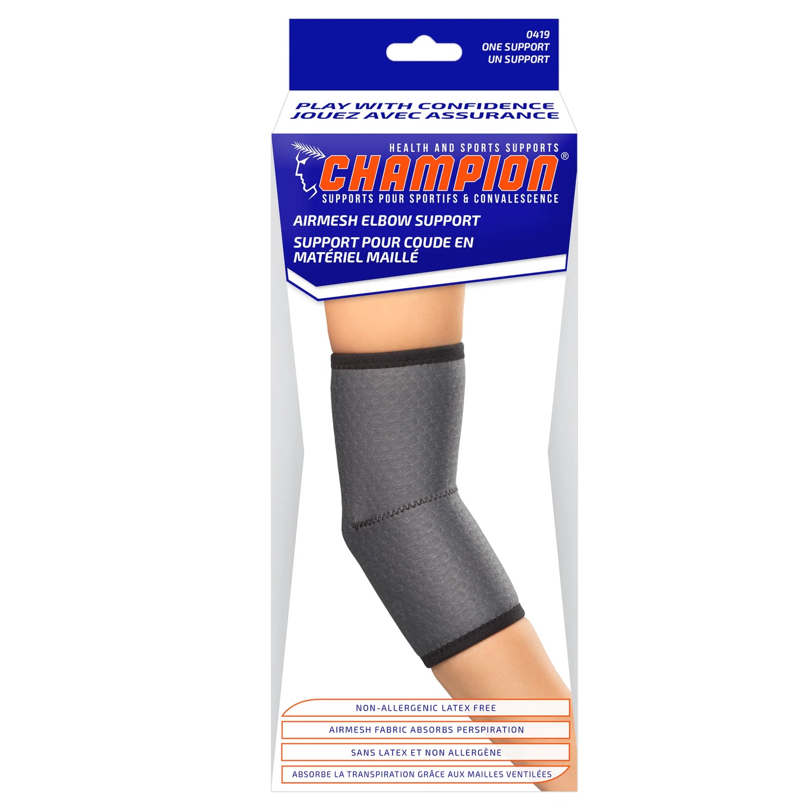 Champion Elbow Sleeve Charcoal